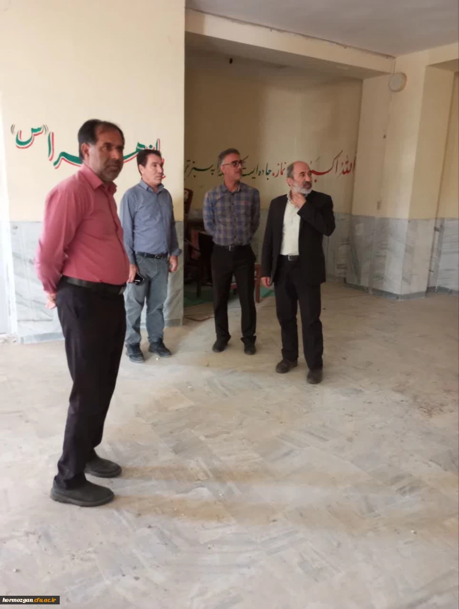 شروع فازپروژه بازسازی مجتمع دانشسرای ( قدیم ) علی ابن ابیطالب (ع) ایسین دانشگاه فرهنگیان هرمزگان با اعتبار65 میلیارد ریال 2