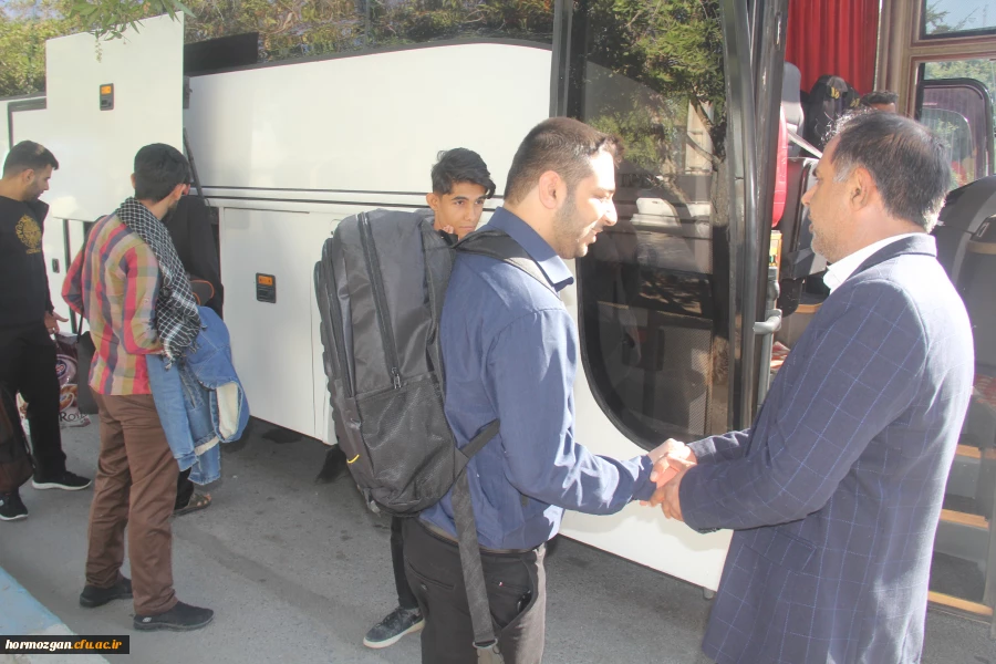 اعزام تعدادی از دانشجو معلمان دانشگاه فرهنگیان هرمزگان به لردوی راهیان نور 7
