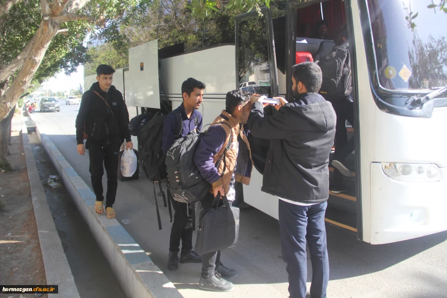 اعزام تعدادی از دانشجو معلمان دانشگاه فرهنگیان هرمزگان به لردوی راهیان نور 12