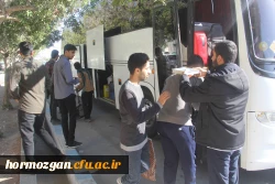 اعزام تعدادی از دانشجو معلمان دانشگاه فرهنگیان هرمزگان به لردوی راهیان نور 14