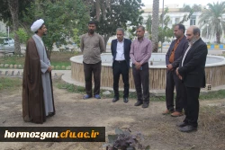 بمناسبت روز درختکاری با حضور مدیریت دانشگاه ، مسئولین و دانشجو معلمان دانشگاه فرهنگیان تعدادی نهال بصورت نمادین در محوطه پردیس شهید بهشتی دانشگاه فرهنگیان کاشته شد. 3