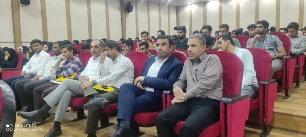 آیین اختتامیه اولین همایش ملی مدرسه الگو در محل پردیس شهید بهشتی  ( دانشگاه فرهنگیان هرمزگان ) برگزار گردید. 2