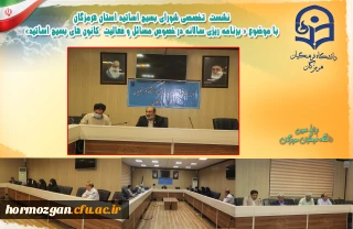نشست تخصصی شورای بسیج اساتید استان هرمزگان