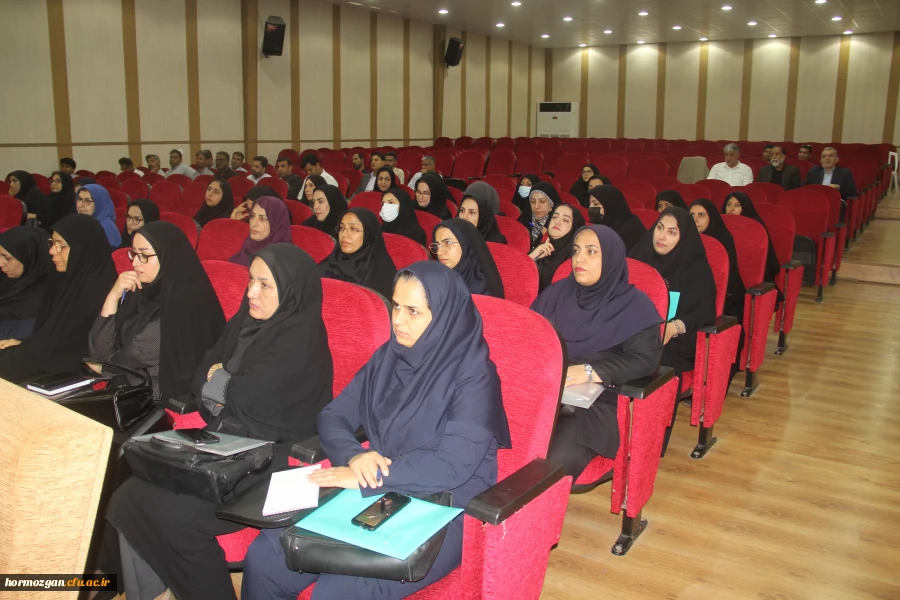 برگزاری اولین دوره توانمند سازی تربیت ارزیاب حرفه ای با حضور مدرس کشوری این دوره ، دکتر ایازی و مشارکت استادان و مدرسان دانشگاه فرهنگیان هرمزگان در سالن اجتماعات پردیس شهید بهشتی این دانشگاه . 20