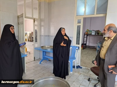 بازدید ودیدارمدیریت امور پردیس های دانشگاه فرهنگیان استان هرمزگان با دانشجویان موکب دانشجویی احسان الحسین علیه السلام شهرستان رودان،در مرکزتابعه رودان( دانشگاه فرهنگیان)