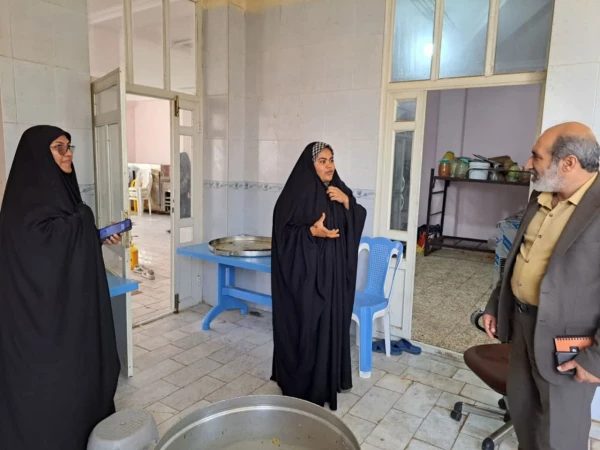 بازدید ودیدارمدیریت امور پردیس های دانشگاه فرهنگیان استان هرمزگان با دانشجویان موکب دانشجویی احسان الحسین علیه السلام شهرستان رودان،در مرکزتابعه رودان( دانشگاه فرهنگیان) 2