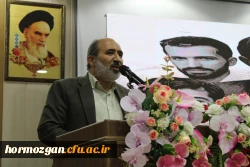 برگزاری مراسم روز دانشجو در دانشگاه فرهنگیان هرمزگان، با حضور وزیر فرهنگ و ارشاد اسلامی و استاندار هرمزگان 5