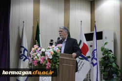 برگزاری مراسم روز دانشجو در دانشگاه فرهنگیان هرمزگان، با حضور وزیر فرهنگ و ارشاد اسلامی و استاندار هرمزگان 7