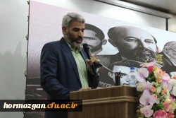 برگزاری مراسم روز دانشجو در دانشگاه فرهنگیان هرمزگان، با حضور وزیر فرهنگ و ارشاد اسلامی و استاندار هرمزگان 8