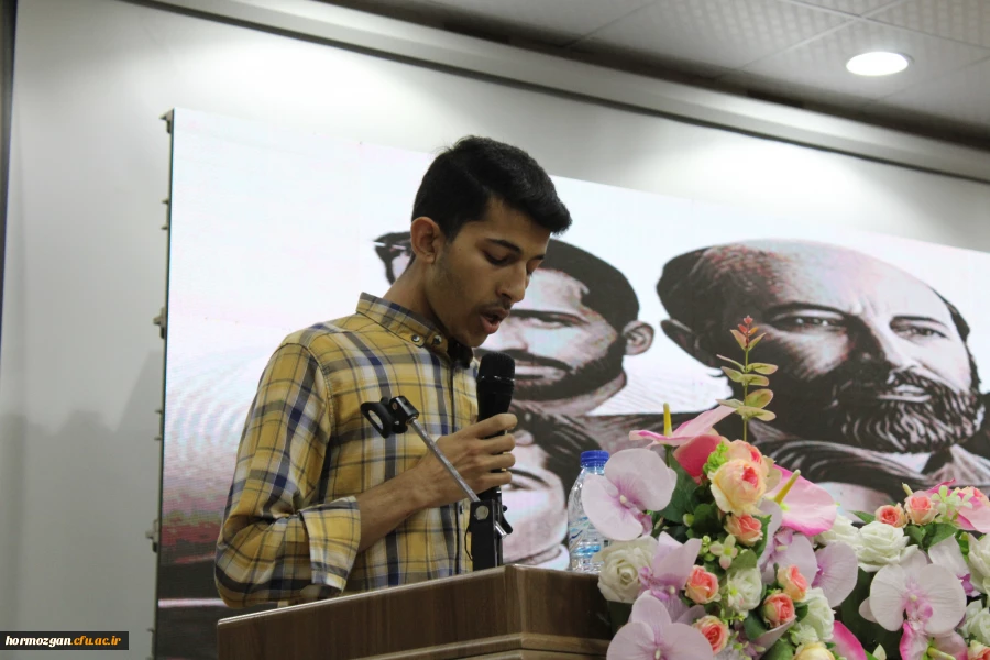 برگزاری مراسم روز دانشجو در دانشگاه فرهنگیان هرمزگان، با حضور وزیر فرهنگ و ارشاد اسلامی و استاندار هرمزگان 11