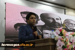 برگزاری مراسم روز دانشجو در دانشگاه فرهنگیان هرمزگان، با حضور وزیر فرهنگ و ارشاد اسلامی و استاندار هرمزگان 12