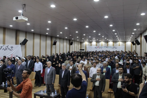 برگزاری مراسم روز دانشجو در دانشگاه فرهنگیان هرمزگان، با حضور وزیر فرهنگ و ارشاد اسلامی و استاندار هرمزگان 25