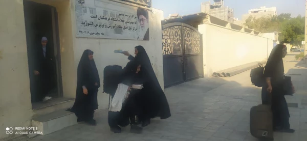 آیین اعزام 160 نفر از دانشجو معلمان پردیس های شهید بهشتی ( برادران) و فاطمه الزهرا س( خواهران) دانشگاه فرهنگیان هرمزگان 7