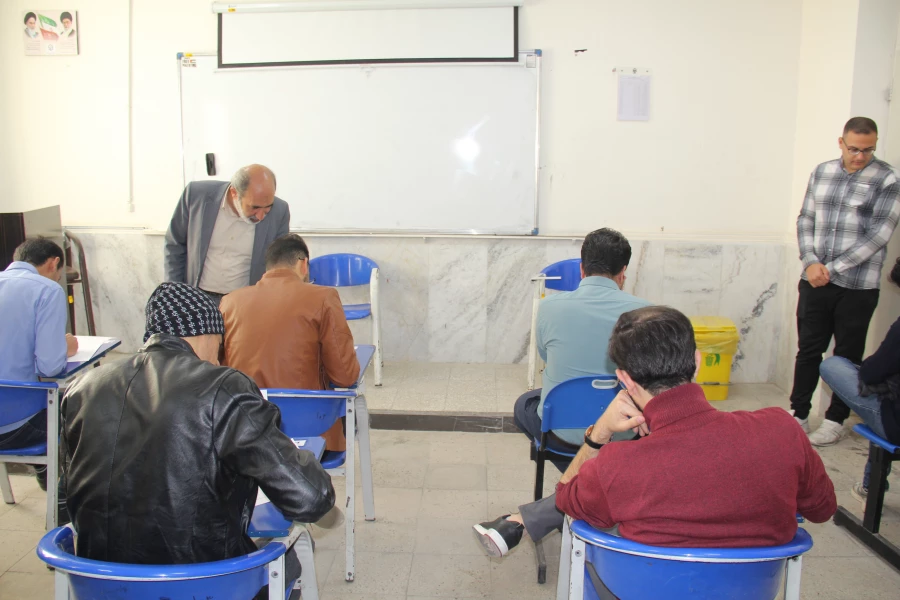 روند امتحانات پایانی نیمسال اول سال تحصیلی 1404-1403 پردیس شهید بهشتی هرمزگان 2