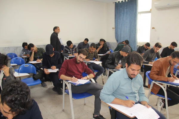 روند امتحانات پایانی نیمسال اول سال تحصیلی 1404-1403 پردیس شهید بهشتی هرمزگان 3