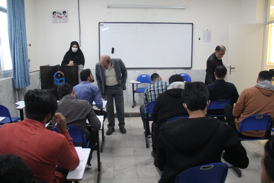 روند امتحانات پایانی نیمسال اول سال تحصیلی 1404-1403 پردیس شهید بهشتی هرمزگان 5