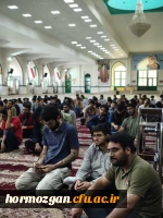  بدرقه دانشجومعلمان پردیس شهید بهشتی بندرعباس برای اعزام به اردوی راهیان نور 7