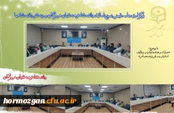 برگزاری جلسه تبیینی بسیج اساتید دانشگاه فرهنگیان هرمزگان و دیگر دانشگاه ها با موضوع عملیات وعده صادق 3 و  وظایف استادان در این برهه حساس