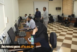  برگزاری آزمون الکترونیکی معلمان داوطلب اعزام به مدارس خارج از کشور در پردیس شهید بهشتی دانشگاه فرهنگیان هرمزگان 3