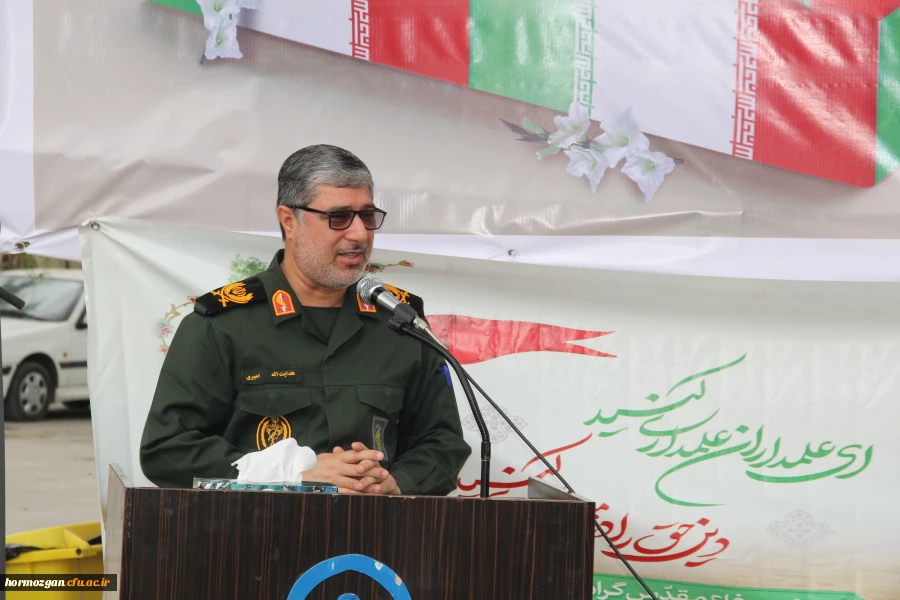 آیین کلنگ زنی احداث یادمان شهید گمنام به میزبانی دانشگاه فرهنگیان هرمزگان 12