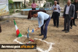 آیین کلنگ زنی احداث یادمان شهید گمنام به میزبانی دانشگاه فرهنگیان هرمزگان 63