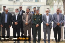 آیین کلنگ زنی احداث یادمان شهید گمنام به میزبانی دانشگاه فرهنگیان هرمزگان 69