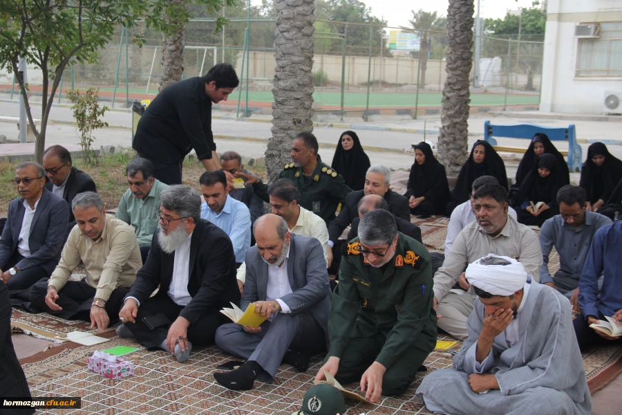 آیین کلنگ زنی احداث یادمان شهید گمنام به میزبانی دانشگاه فرهنگیان هرمزگان 96