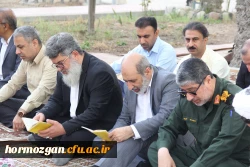 آیین کلنگ زنی احداث یادمان شهید گمنام به میزبانی دانشگاه فرهنگیان هرمزگان 30