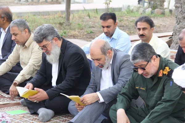 آیین کلنگ زنی احداث یادمان شهید گمنام به میزبانی دانشگاه فرهنگیان هرمزگان 30