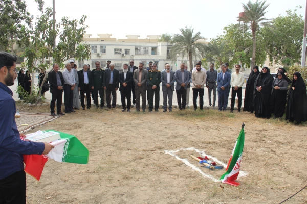 آیین کلنگ زنی احداث یادمان شهید گمنام به میزبانی دانشگاه فرهنگیان هرمزگان 54