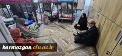  بازدید سرپرست دانشگاه فرهنگیان هرمزگان از خوابگاههای پردیس فاطمه الزهرا و زینب کبری و پیگیری مسایل و مشکلات آنها 6