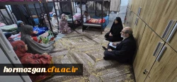  بازدید سرپرست دانشگاه فرهنگیان هرمزگان از خوابگاههای پردیس فاطمه الزهرا و زینب کبری و پیگیری مسایل و مشکلات آنها 5
