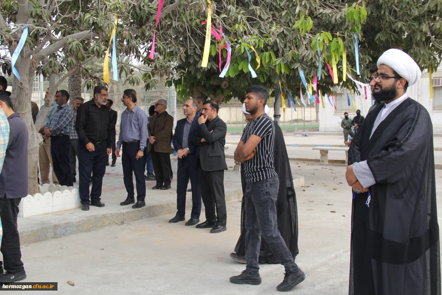 در۱۳ آذرماه، دانشگاه فرهنگیان هرمزگان ، پردیس شهید بهشتی  میزبان بوی عطر شهادت شد. 12