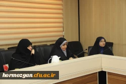 نهاد نمایندگی مقام معظم رهبری  در دانشگاه های استان  هرمزگان  با همکاری سازمان بسیج اساتید استان هرمزگان پیش اجلاس مهدویت و انقلاب اسلامی با موضوع 