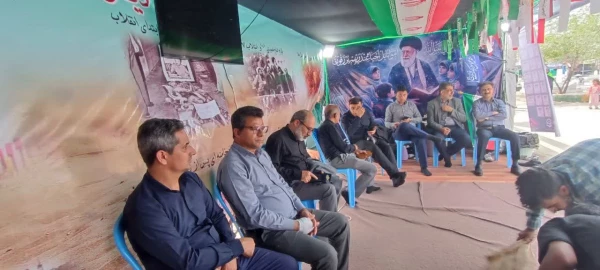 شست تخصصی سوگواره در موکب دانشگاه فرهنگیان هرمزگان 3