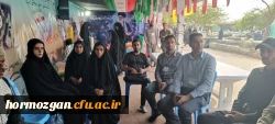 شست تخصصی سوگواره در موکب دانشگاه فرهنگیان هرمزگان 4